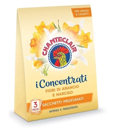 Set Saculeti Parfumati Chanteclair Flori de Portocal si Narcise, 3 x 12 g